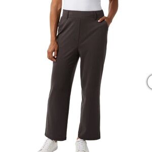 NWT 32 Degrees Women's Wide-Leg Pants in Dark Charcoal